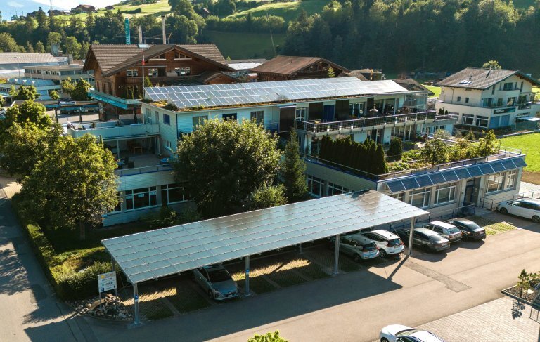 Gebäude der Firma Elektroplan in Frutigen